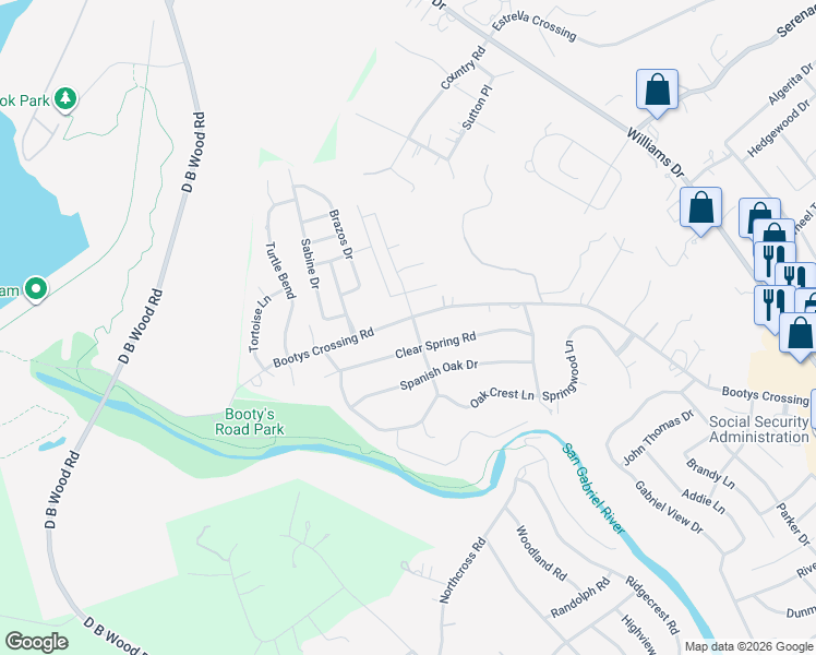 map of restaurants, bars, coffee shops, grocery stores, and more near 821 Desaix Drive in Andice