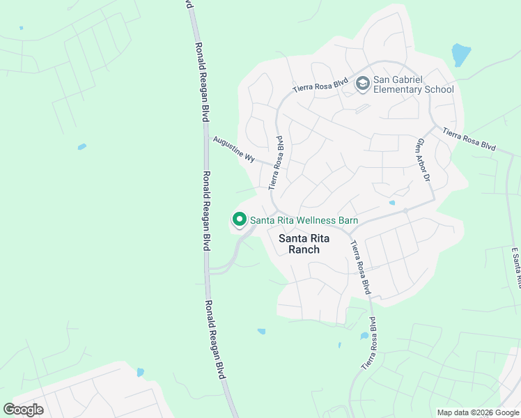 map of restaurants, bars, coffee shops, grocery stores, and more near 118 Las Casas Way in Liberty Hill