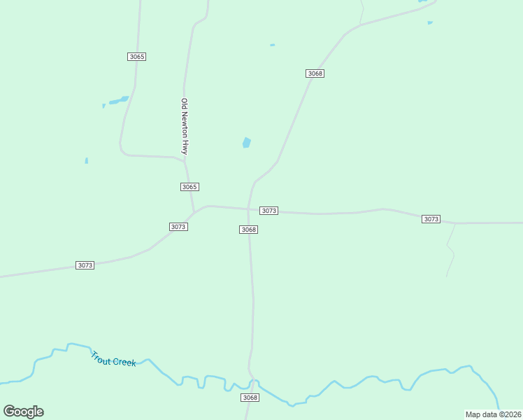 map of restaurants, bars, coffee shops, grocery stores, and more near County Road 3073 in Newton County