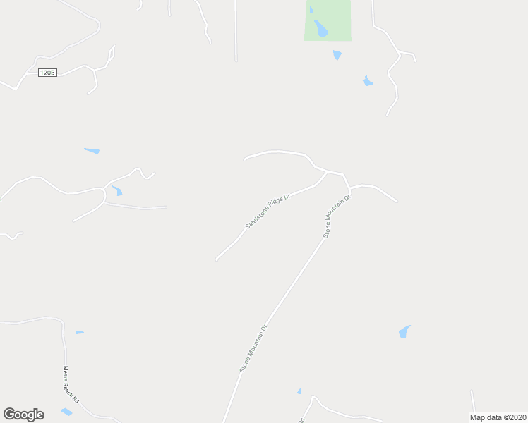 map of restaurants, bars, coffee shops, grocery stores, and more near Sandstone Ridge Drive in Burnet County