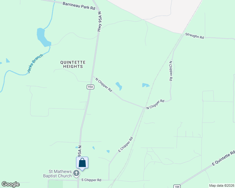 map of restaurants, bars, coffee shops, grocery stores, and more near 249 North Chipper Road in Cantonment