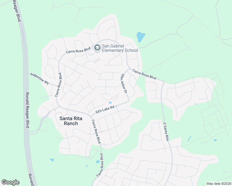 map of restaurants, bars, coffee shops, grocery stores, and more near 113 Cascia Circle in Liberty Hill