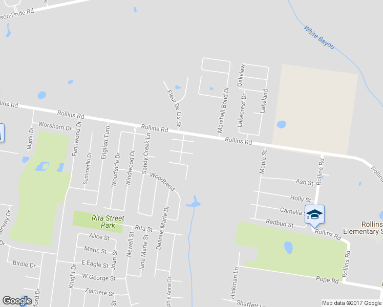 map of restaurants, bars, coffee shops, grocery stores, and more near 2703 Middle Towne Road in Zachary