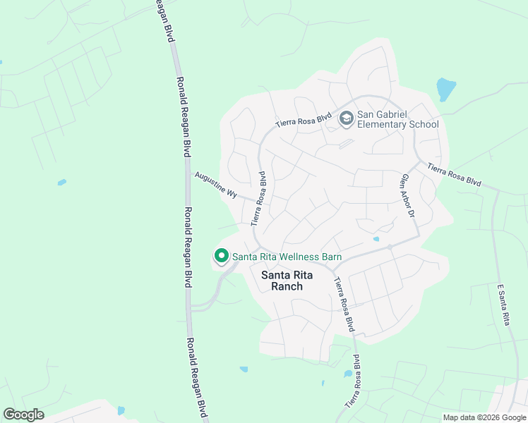 map of restaurants, bars, coffee shops, grocery stores, and more near 105 Pendent Drive in Liberty Hill