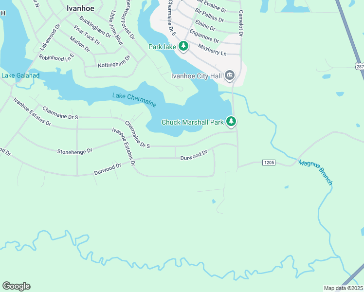 map of restaurants, bars, coffee shops, grocery stores, and more near 670 Charmaine Drive South in Woodville