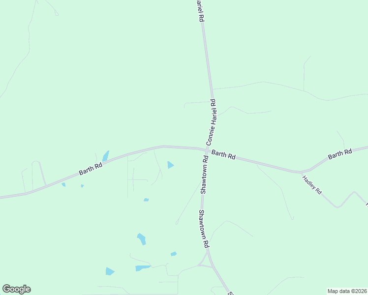 map of restaurants, bars, coffee shops, grocery stores, and more near Barth Road in Pearl River County