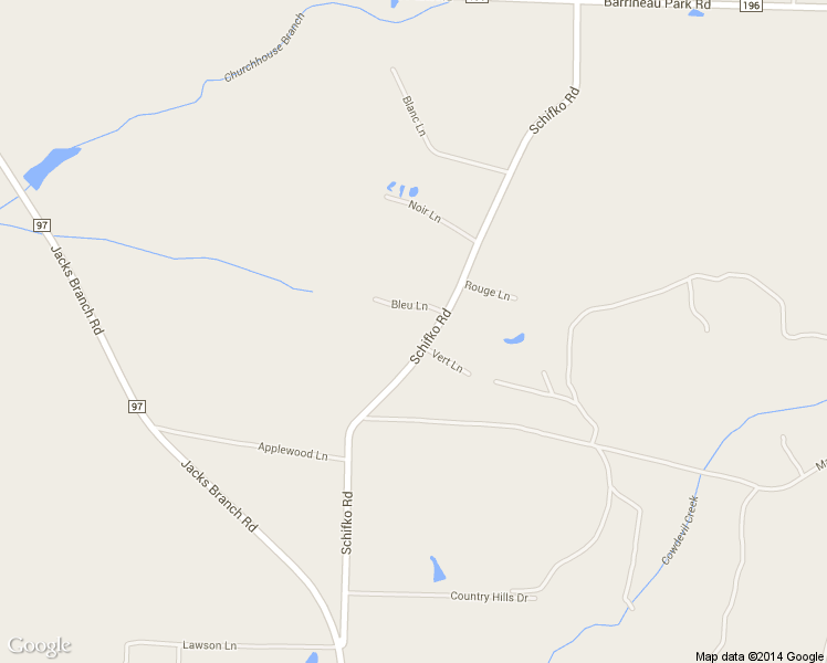 map of restaurants, bars, coffee shops, grocery stores, and more near 3571 Schifko Road in Escambia County