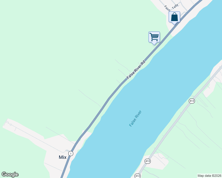 map of restaurants, bars, coffee shops, grocery stores, and more near 9757 False River Drive in New Roads