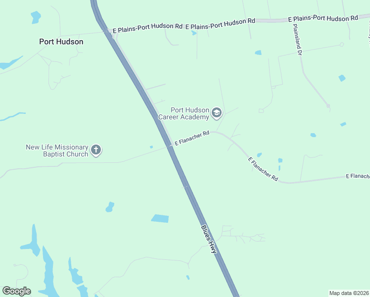 map of restaurants, bars, coffee shops, grocery stores, and more near 229 East Flonacher Road in Zachary