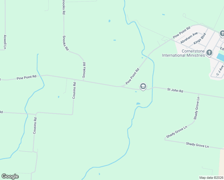 map of restaurants, bars, coffee shops, grocery stores, and more near 6496 Pine Point Road in Ville Platte