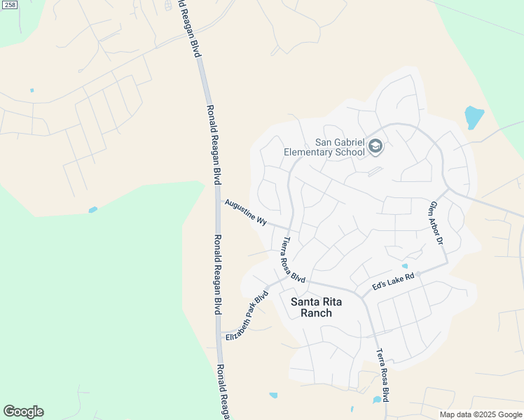 map of restaurants, bars, coffee shops, grocery stores, and more near 525 Faith Drive in Georgetown