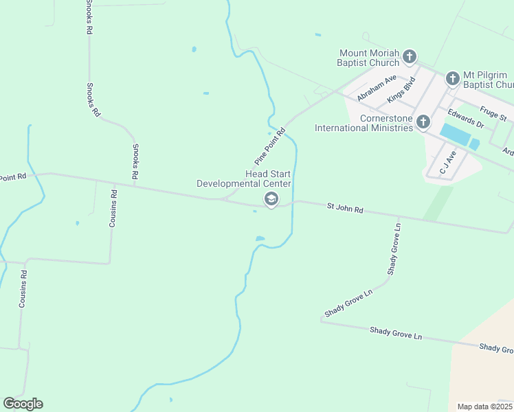 map of restaurants, bars, coffee shops, grocery stores, and more near Te Mamou Road in Evangeline Parish