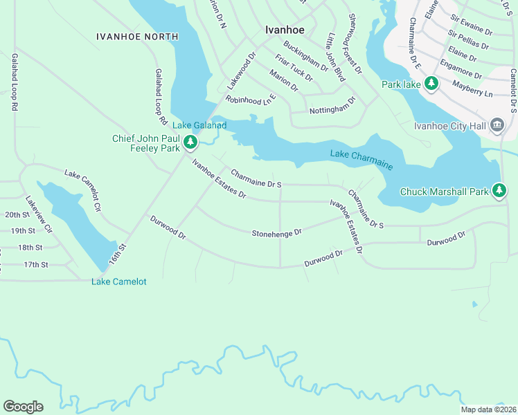 map of restaurants, bars, coffee shops, grocery stores, and more near 511-609 Ivanhoe Estates Drive in Woodville