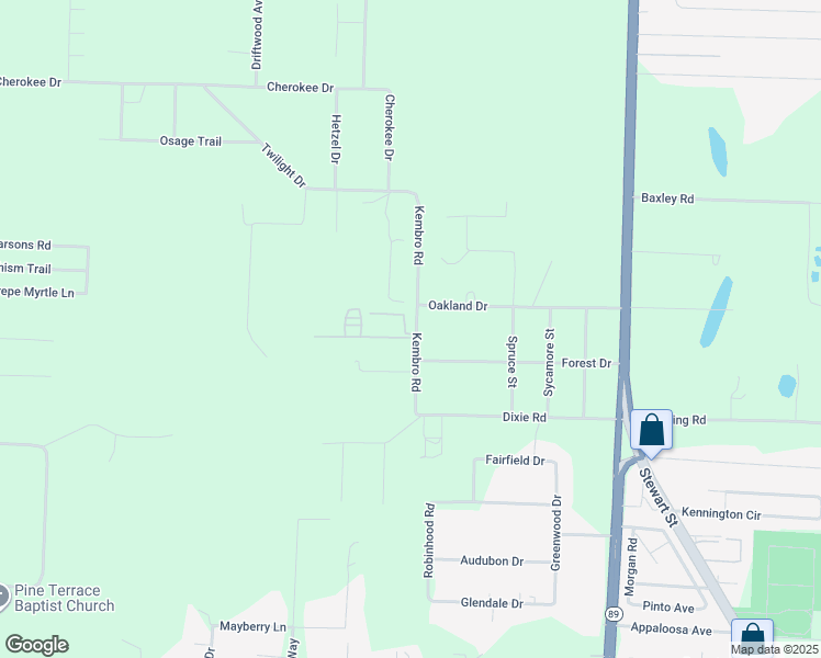 map of restaurants, bars, coffee shops, grocery stores, and more near 6196 Woodlands Drive in Milton