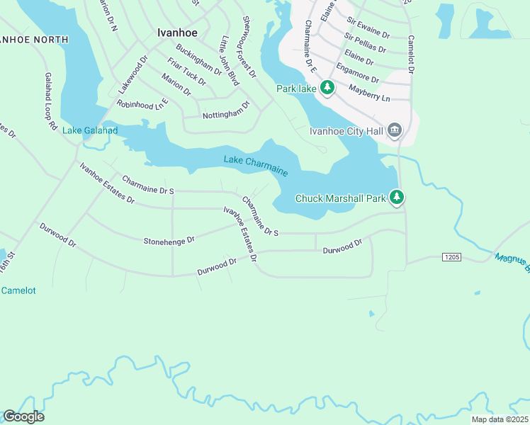 map of restaurants, bars, coffee shops, grocery stores, and more near 670 Charmaine Drive South in Woodville