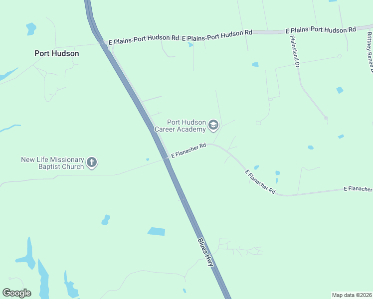 map of restaurants, bars, coffee shops, grocery stores, and more near 229 East Flonacher Road in Zachary