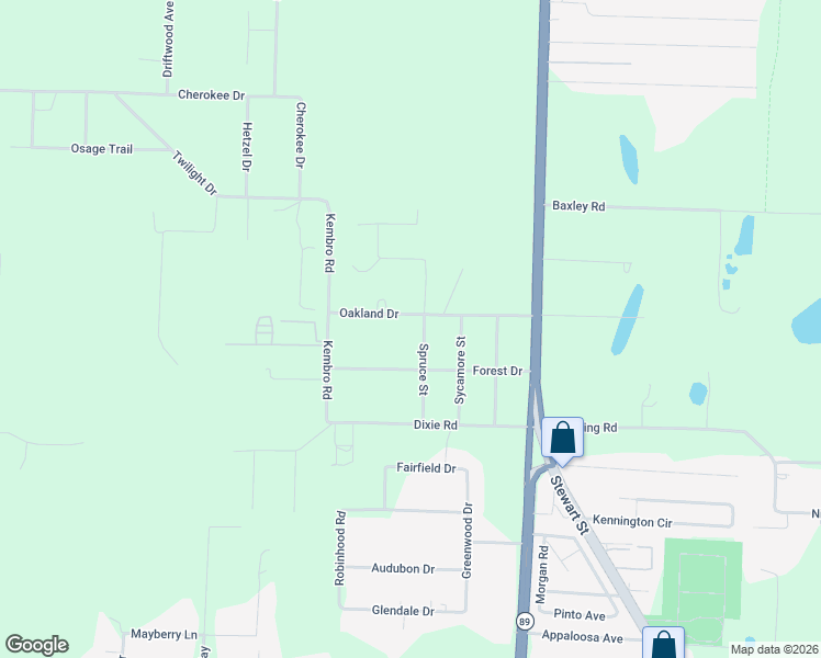 map of restaurants, bars, coffee shops, grocery stores, and more near 6432 Spruce Street in Milton