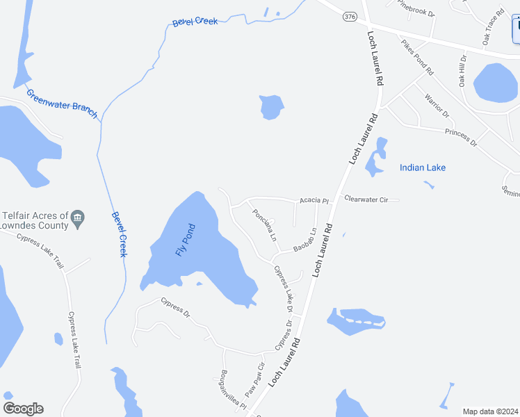 map of restaurants, bars, coffee shops, grocery stores, and more near 5528 Ponciana Lane in Lake Park