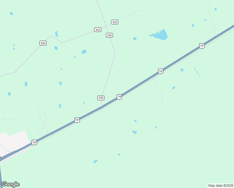 map of restaurants, bars, coffee shops, grocery stores, and more near 288 County Road 335 in Rockdale
