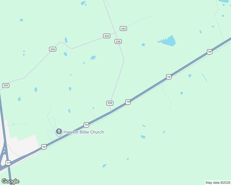 map of restaurants, bars, coffee shops, grocery stores, and more near 239 County Road 335 in Rockdale