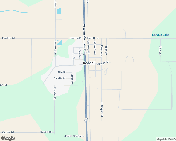 map of restaurants, bars, coffee shops, grocery stores, and more near in Evangeline