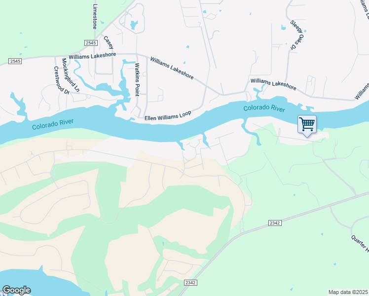 map of restaurants, bars, coffee shops, grocery stores, and more near 511 Legends Parkway in Kingsland