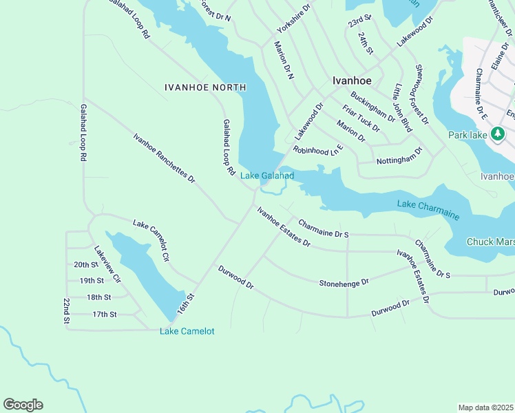 map of restaurants, bars, coffee shops, grocery stores, and more near 661 Ivanhoe Estates Drive in Woodville