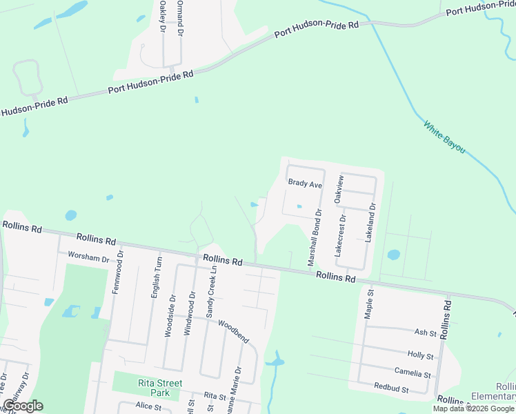 map of restaurants, bars, coffee shops, grocery stores, and more near 7074 Fleur De Lis Street in Zachary