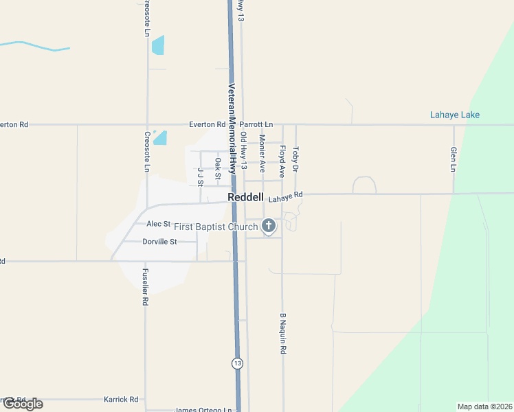 map of restaurants, bars, coffee shops, grocery stores, and more near 1550 Lahaye Road in Mamou