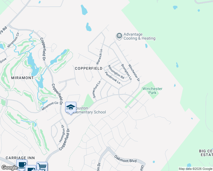 map of restaurants, bars, coffee shops, grocery stores, and more near 5620 Middlebury Drive in Bryan
