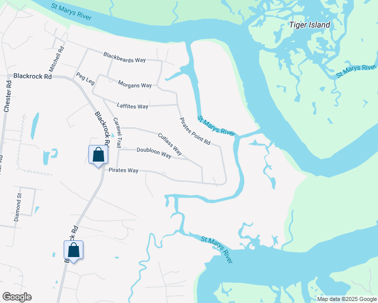 map of restaurants, bars, coffee shops, grocery stores, and more near 97435 Cutlass Way in Yulee