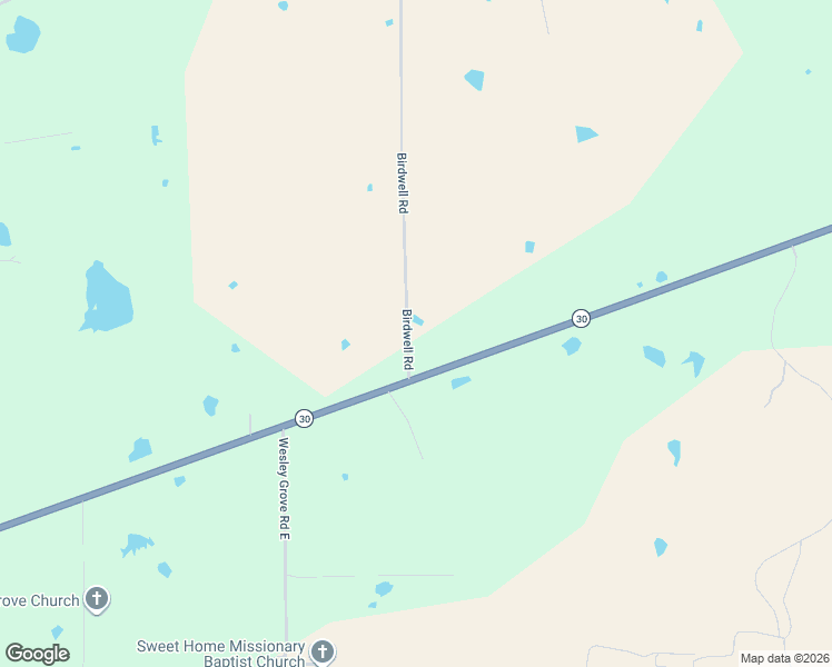 map of restaurants, bars, coffee shops, grocery stores, and more near 2 Birdwell Road in Bedias