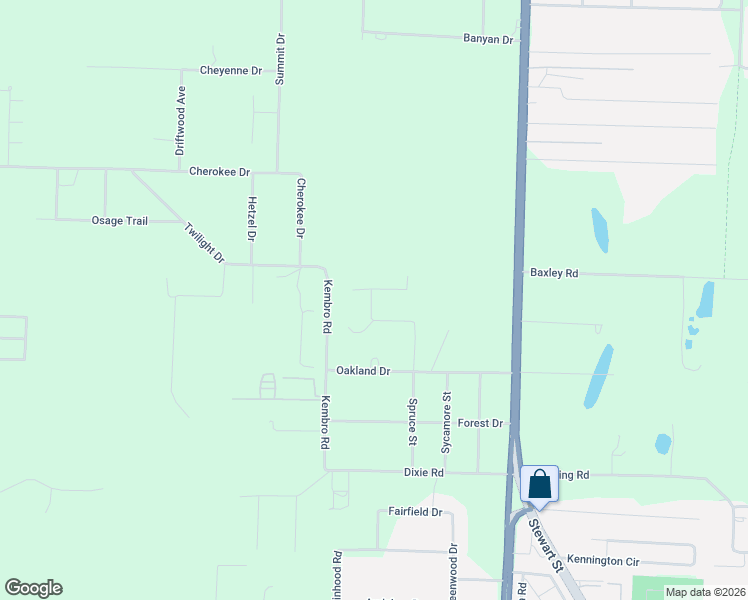 map of restaurants, bars, coffee shops, grocery stores, and more near 6594 Kembro Road in Milton
