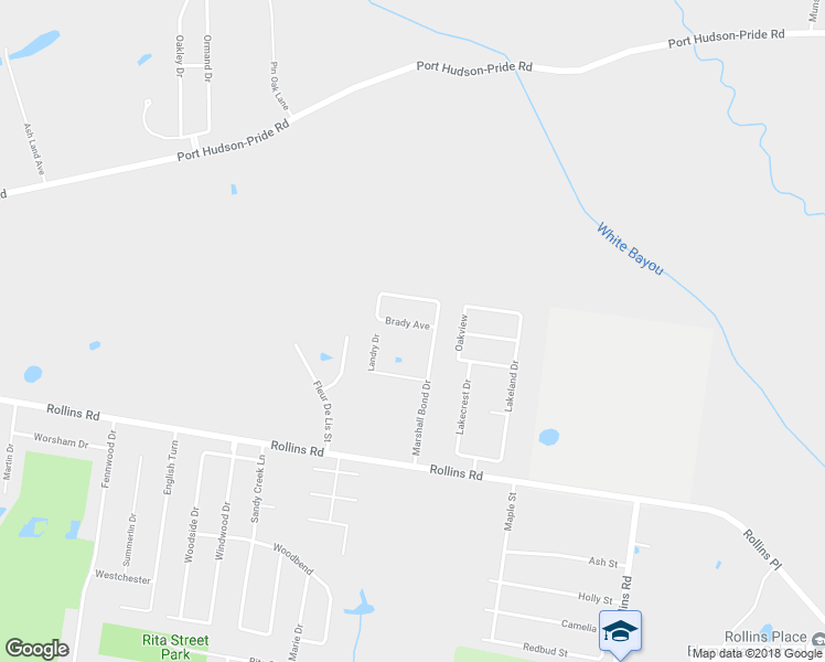 map of restaurants, bars, coffee shops, grocery stores, and more near 2668 Brady Avenue in Zachary