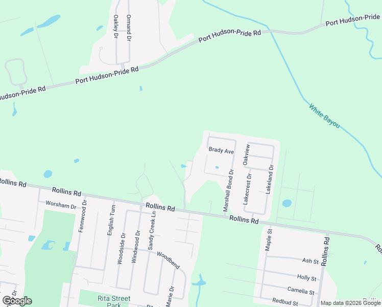 map of restaurants, bars, coffee shops, grocery stores, and more near 7177 Rue Lierre Street in Zachary