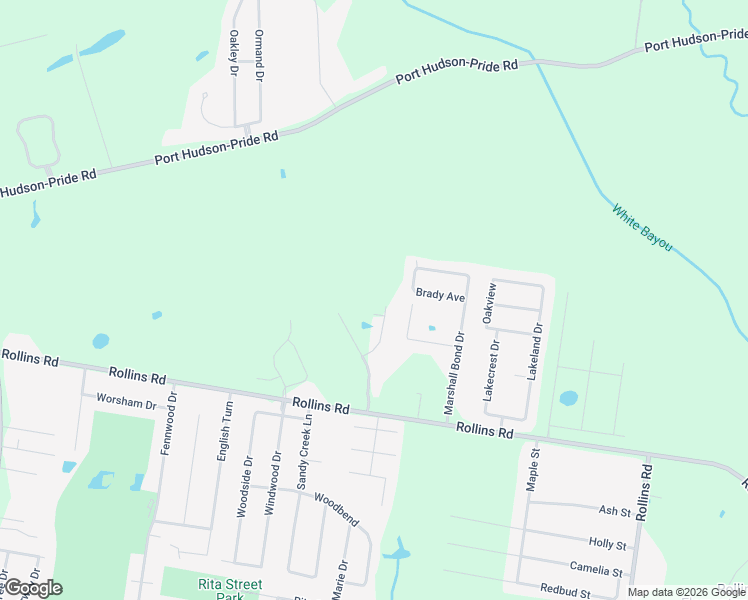 map of restaurants, bars, coffee shops, grocery stores, and more near 7177 Rue Lierre Street in Zachary