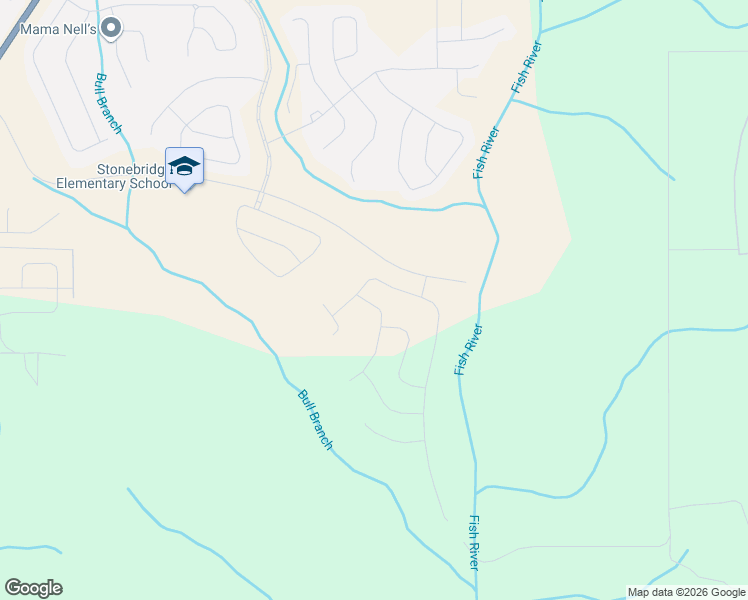 map of restaurants, bars, coffee shops, grocery stores, and more near Unnamed Road in Spanish Fort