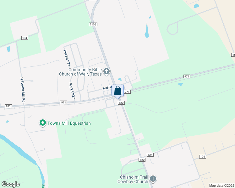 map of restaurants, bars, coffee shops, grocery stores, and more near in Weir