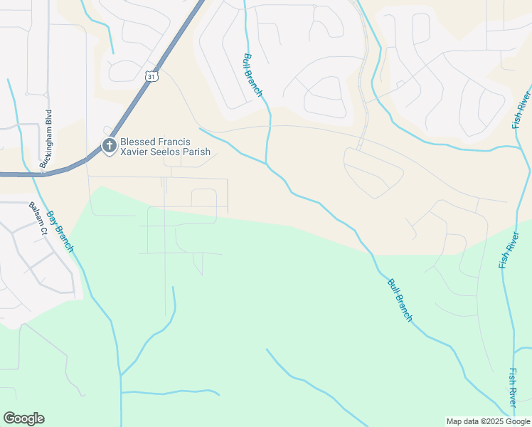map of restaurants, bars, coffee shops, grocery stores, and more near 12600 Stroh Road in Spanish Fort