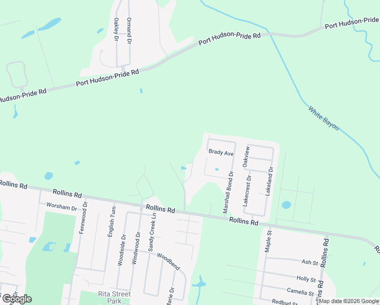 map of restaurants, bars, coffee shops, grocery stores, and more near 7177 Rue Lierre Street in Zachary