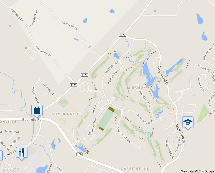 map of restaurants, bars, coffee shops, grocery stores, and more near 5102 Inverness Drive in Bryan