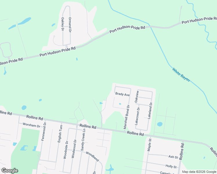 map of restaurants, bars, coffee shops, grocery stores, and more near 7391 Harrel Drive in Zachary