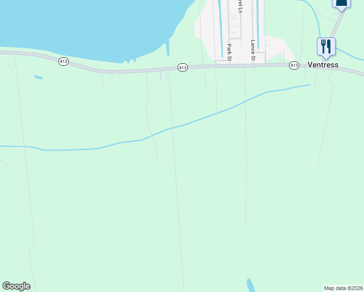 map of restaurants, bars, coffee shops, grocery stores, and more near 7514 Ponderosa Lane in Ventress