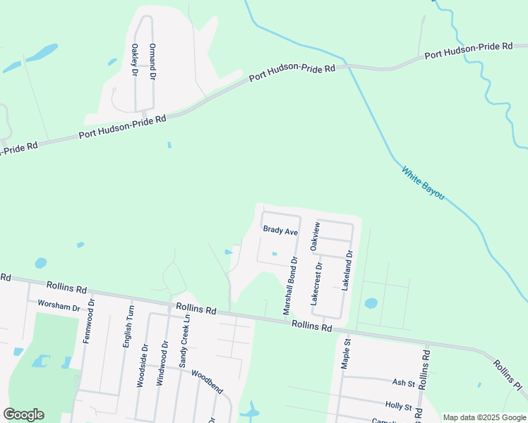 map of restaurants, bars, coffee shops, grocery stores, and more near 2614 Arceneaux Avenue in Zachary