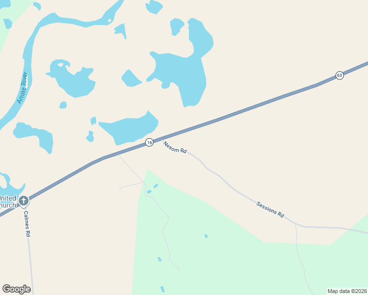 map of restaurants, bars, coffee shops, grocery stores, and more near 49481 Louisiana 16 in Denham Springs