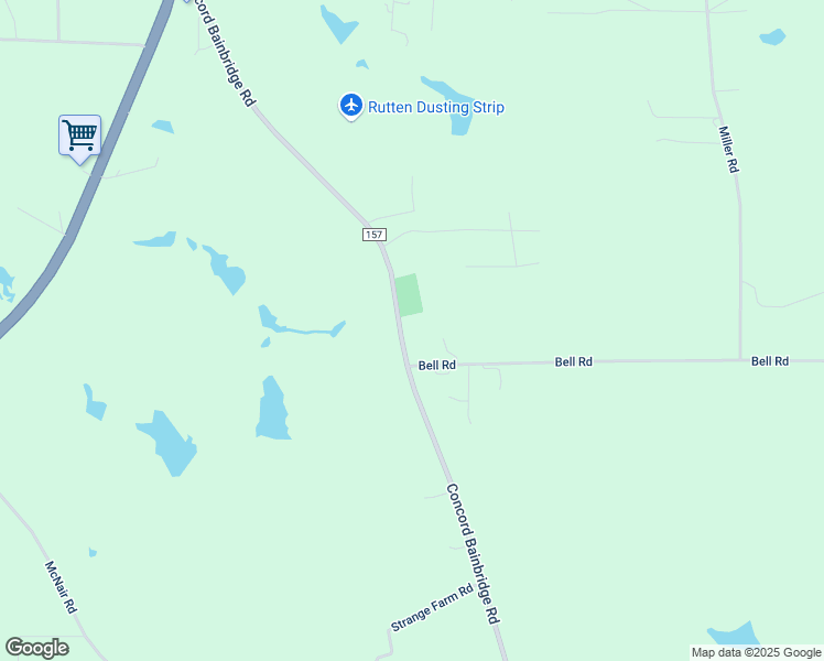 map of restaurants, bars, coffee shops, grocery stores, and more near 1312 Concord Bainbridge Road in Havana