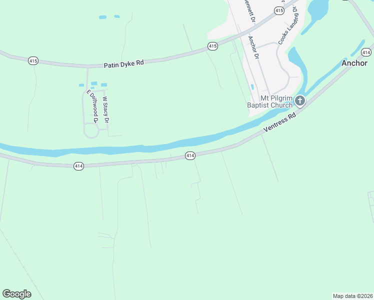 map of restaurants, bars, coffee shops, grocery stores, and more near 14021 Ventress Road in Ventress