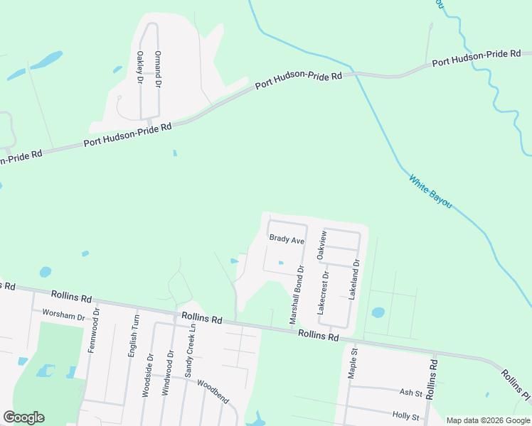 map of restaurants, bars, coffee shops, grocery stores, and more near 7391 Harrel Drive in Zachary