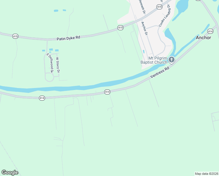 map of restaurants, bars, coffee shops, grocery stores, and more near 14021 Ventress Road in Ventress