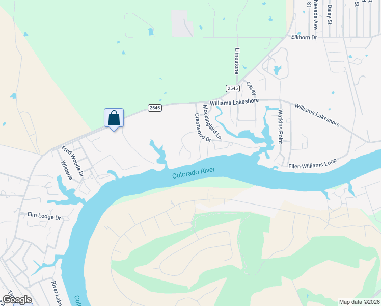 map of restaurants, bars, coffee shops, grocery stores, and more near 321 Wood Forest Road in Kingsland